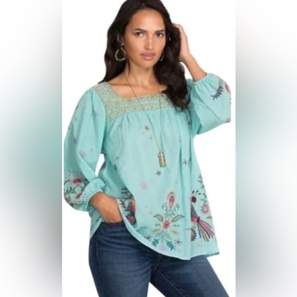Johnny Was Lucy Artisan Blouse Women’s Size S
